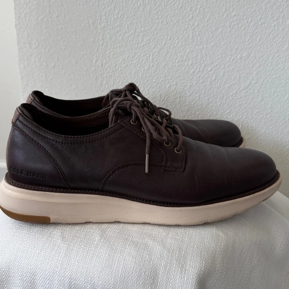 Cole Haan Grand Plus Essex Wedge Oxford Dark Coffee (C33828) Men's Size 9M